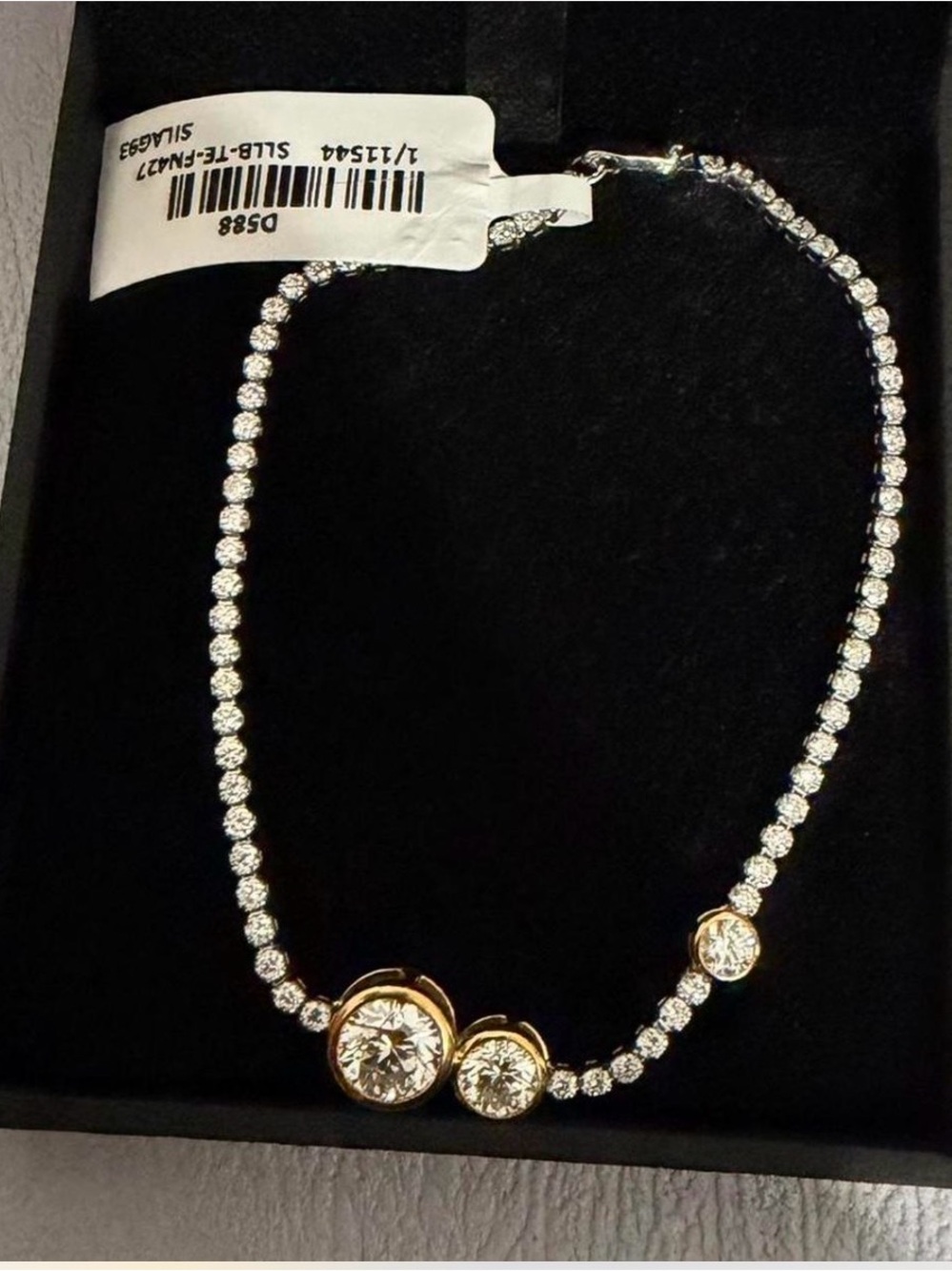 3.56 Carat Real Diamond Tennis Bracelet - Picture 7 of 9